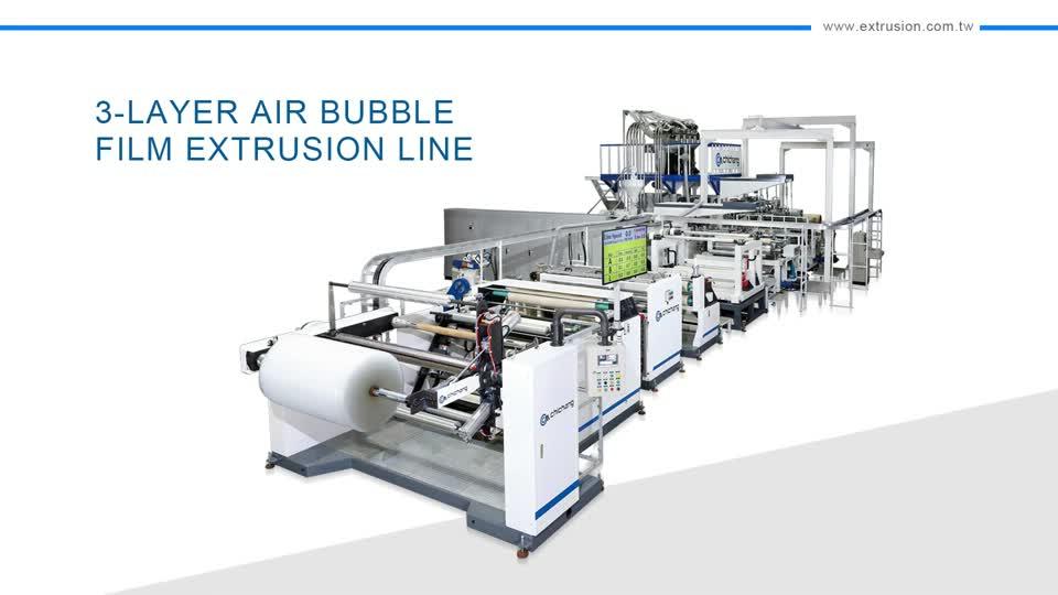 Máquina de burbujas de aire de 3 capas de 48 &quot;de ancho
