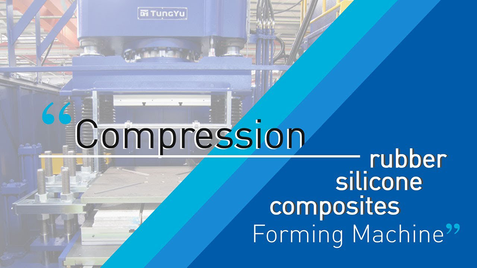 Máquina de compresión para sus productos de caucho o compuestos.