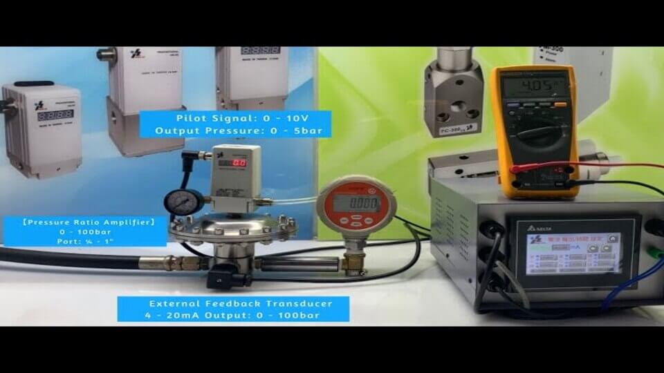 Regulador electrónico de presión de aire KaoLu｜Amplificador de relación de presión 0 - 100 bar