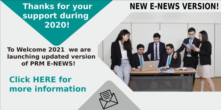 PRM-TAIWAN Welcomes 2021 with Brand New E-NEWS Version
