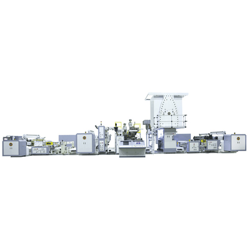 Máquina de laminación de coextrusión de tres capas para película de embalaje flexible M120053