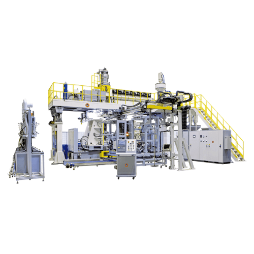 Coextrusión de 3 capas, máquina de moldeo por soplado de doble estación