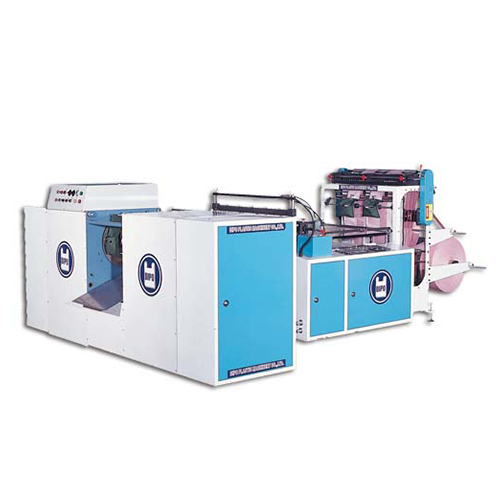 Máquina de fabricación de bolsas de basura perforadoras completamente automáticas-RF + W2-Series