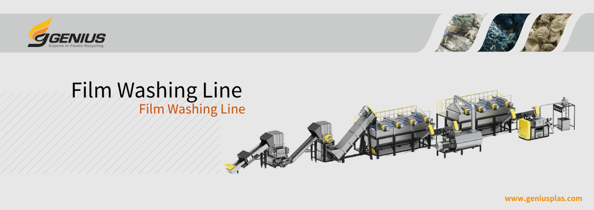 Linea de lavado para película plástica