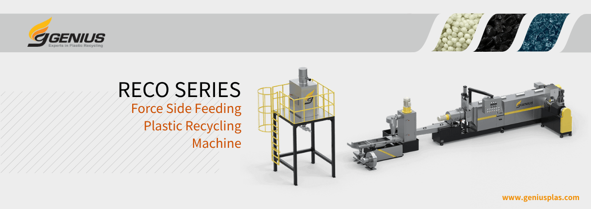 Máquina Para El Reciclaje De Plástico de Alimentación Lateral