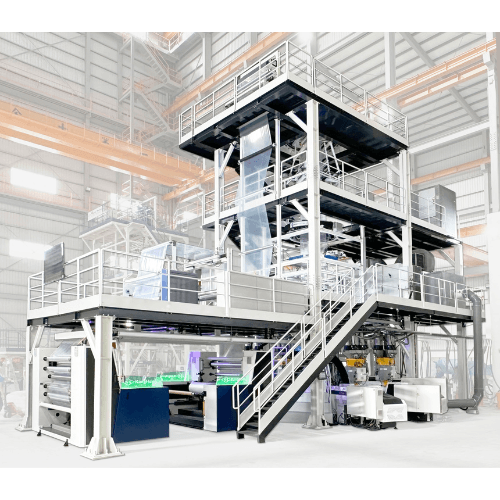 Máquina de Film Soplado por Coextrusión de Siete Capas
