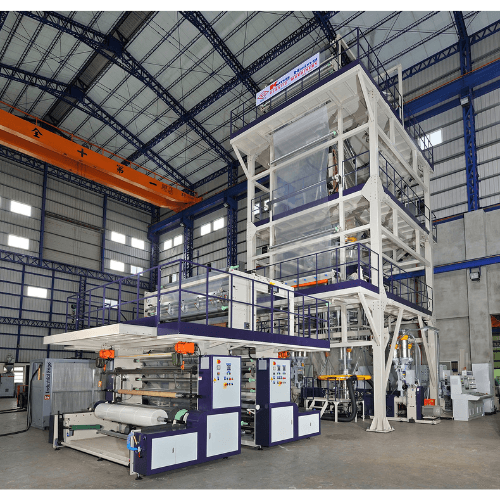 Máquina de Film Soplado por Coextrusión de Cinco Capas