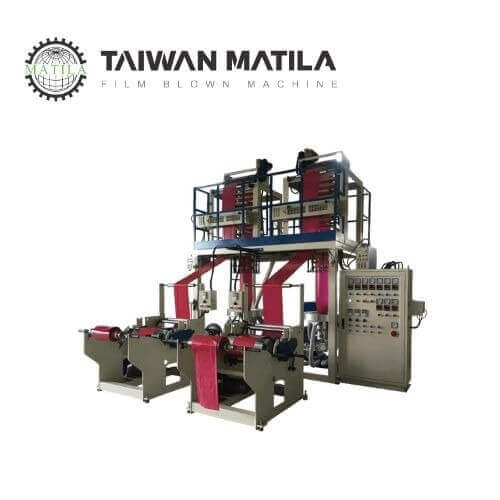 HDPE/LDPE Twin Head High Speed Film Blowing Machine