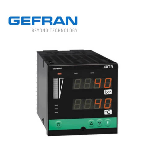Unidad de alarma/indicador doble de temperatura y presión de 40 TB