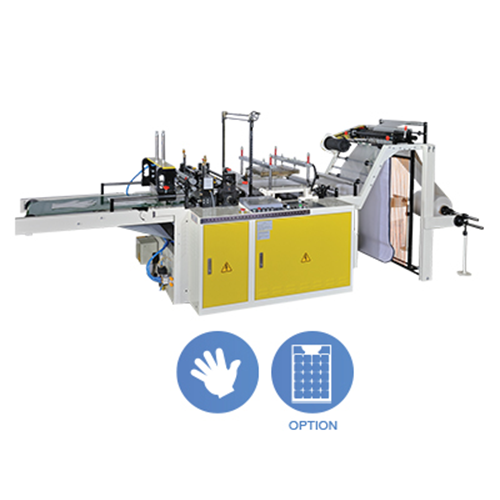 Máquina automática para fabricar guantes desechables de HDPE de alta velocidad con control de servomotor (CWAG-500-SV)