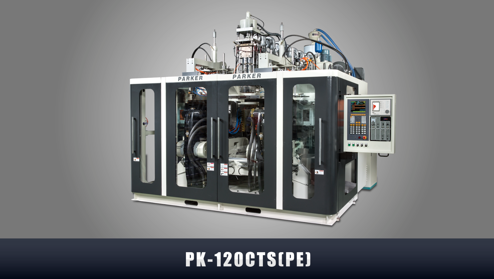 Máquina de moldeo por soplado de cabezal único de estación doble-PK-120CTS (PE) (20L)