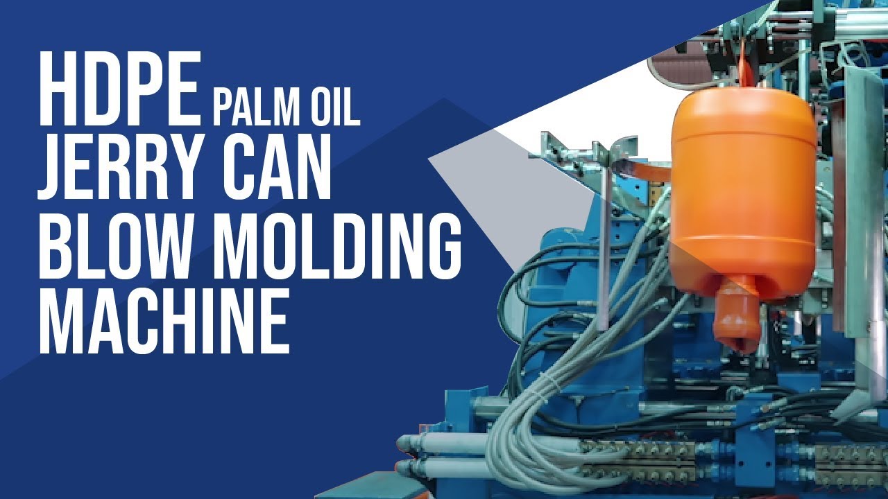 Máquina de moldeo por soplado de aceite de palma HDPE redondo