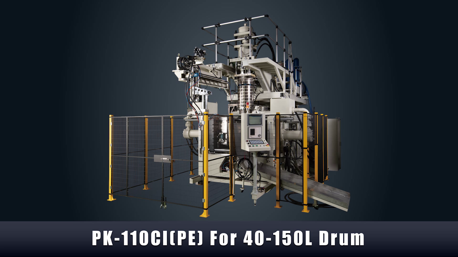 Máquina de moldeo por extrusión-soplado para 40-150L Drum-PK-110CI (PE)